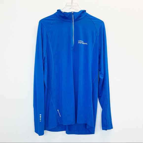 Arbonne Other - Arbonne Phytosport 1/4 Zip Blue Longsleeve Top XL